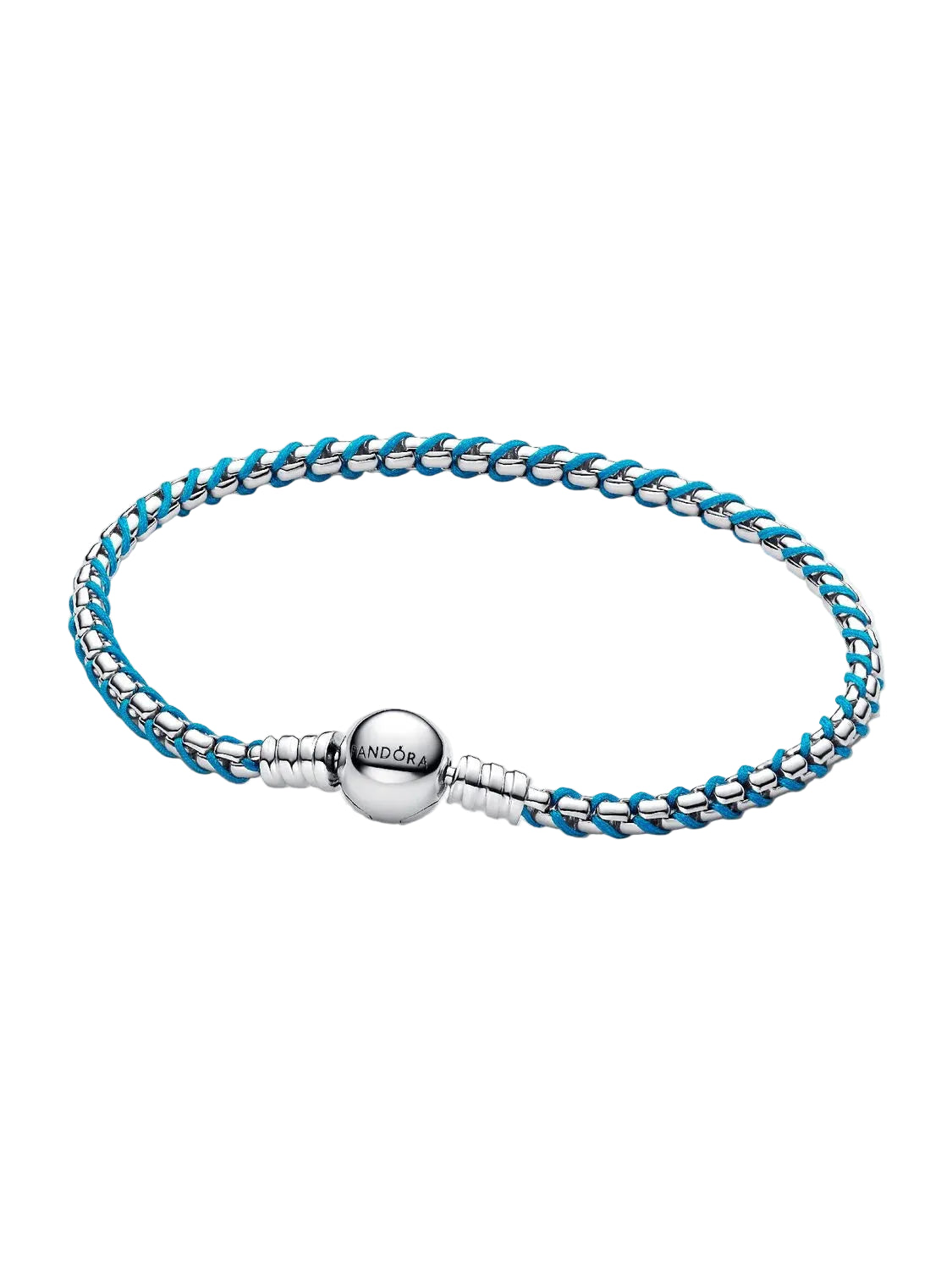 Blue Cord Snake Chain Bracelet