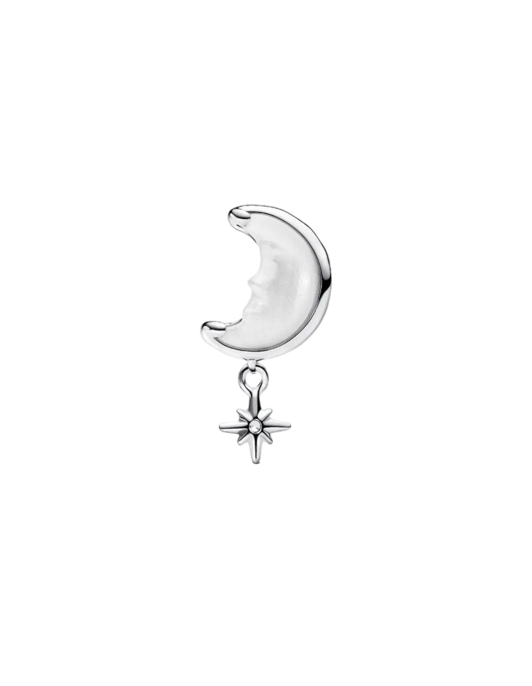 Moon & North Star Charm