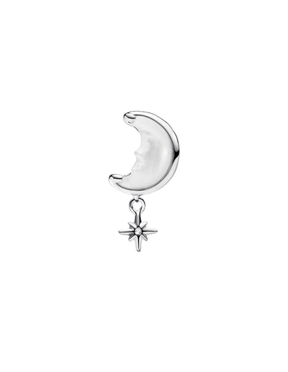 Moon & North Star Charm