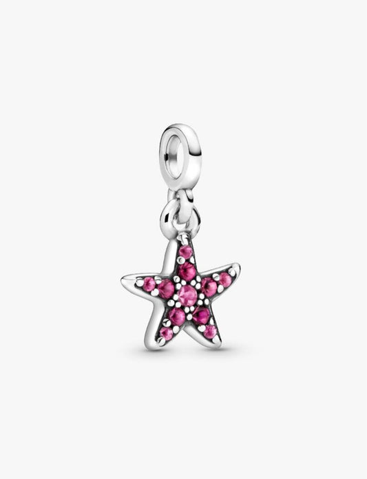 Pink Starfish Dangle Charm ME