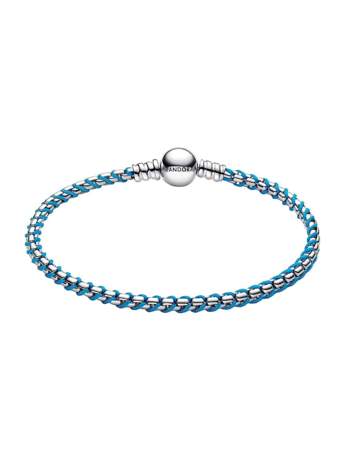 Blue Cord Snake Chain Bracelet