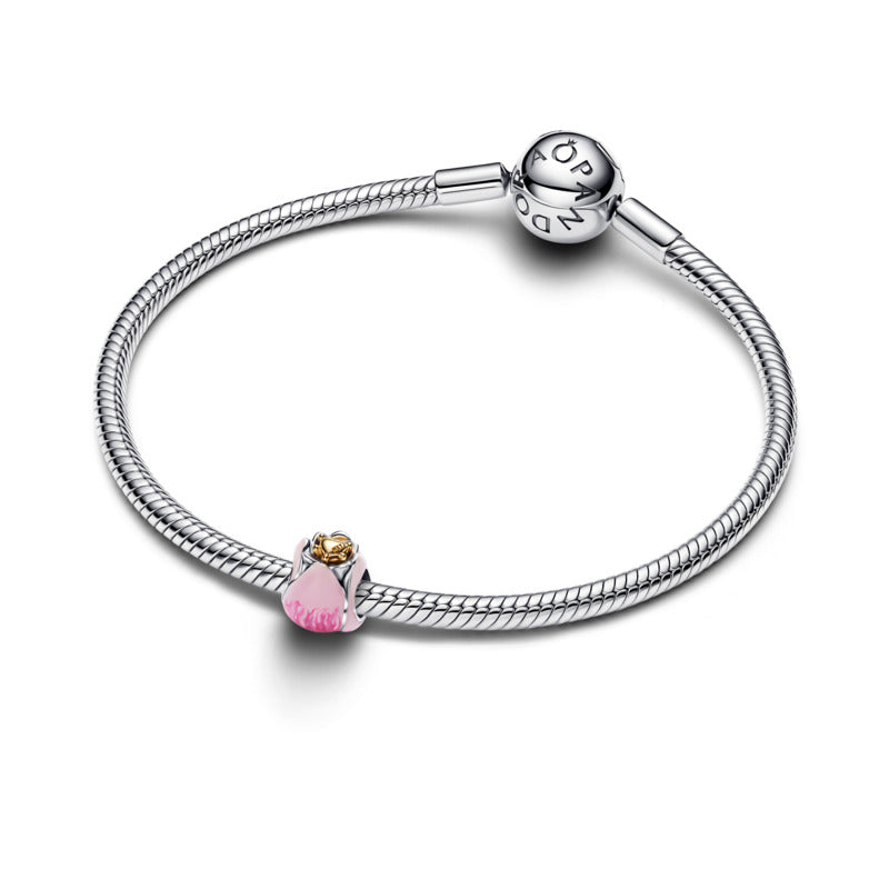 Pink Tulip Charm