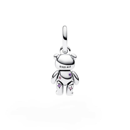 Movable Teddy Bear Dangle Charm