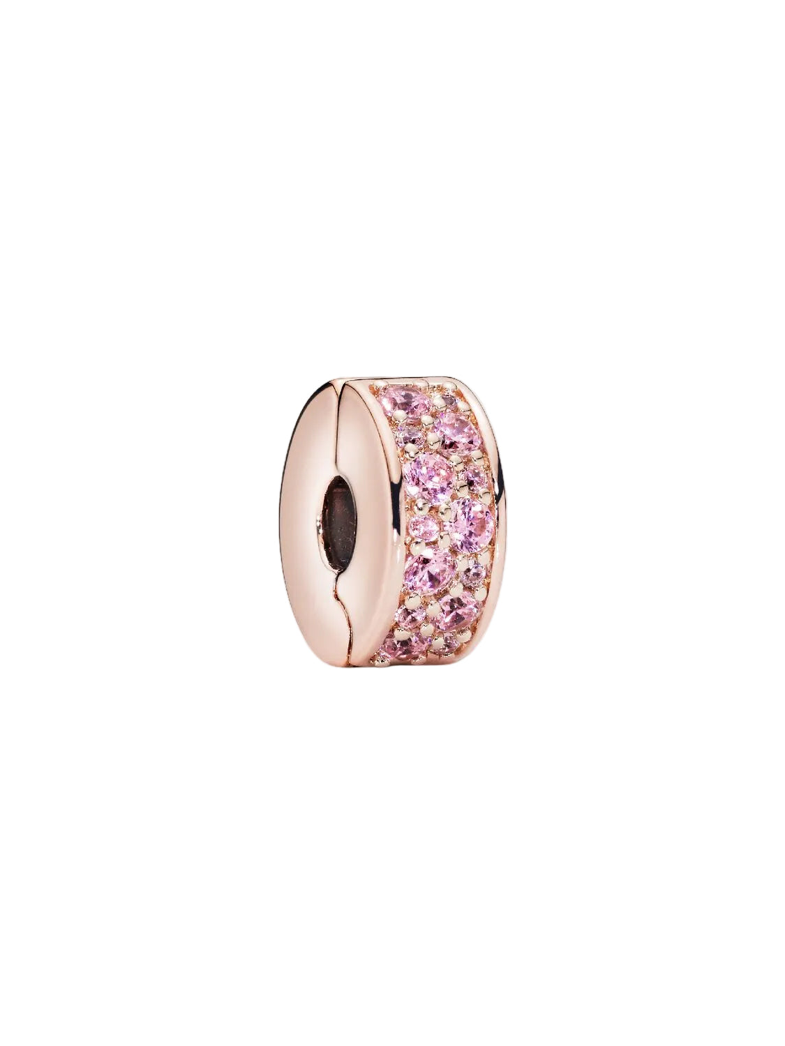 Pink Pavé Clip Charm