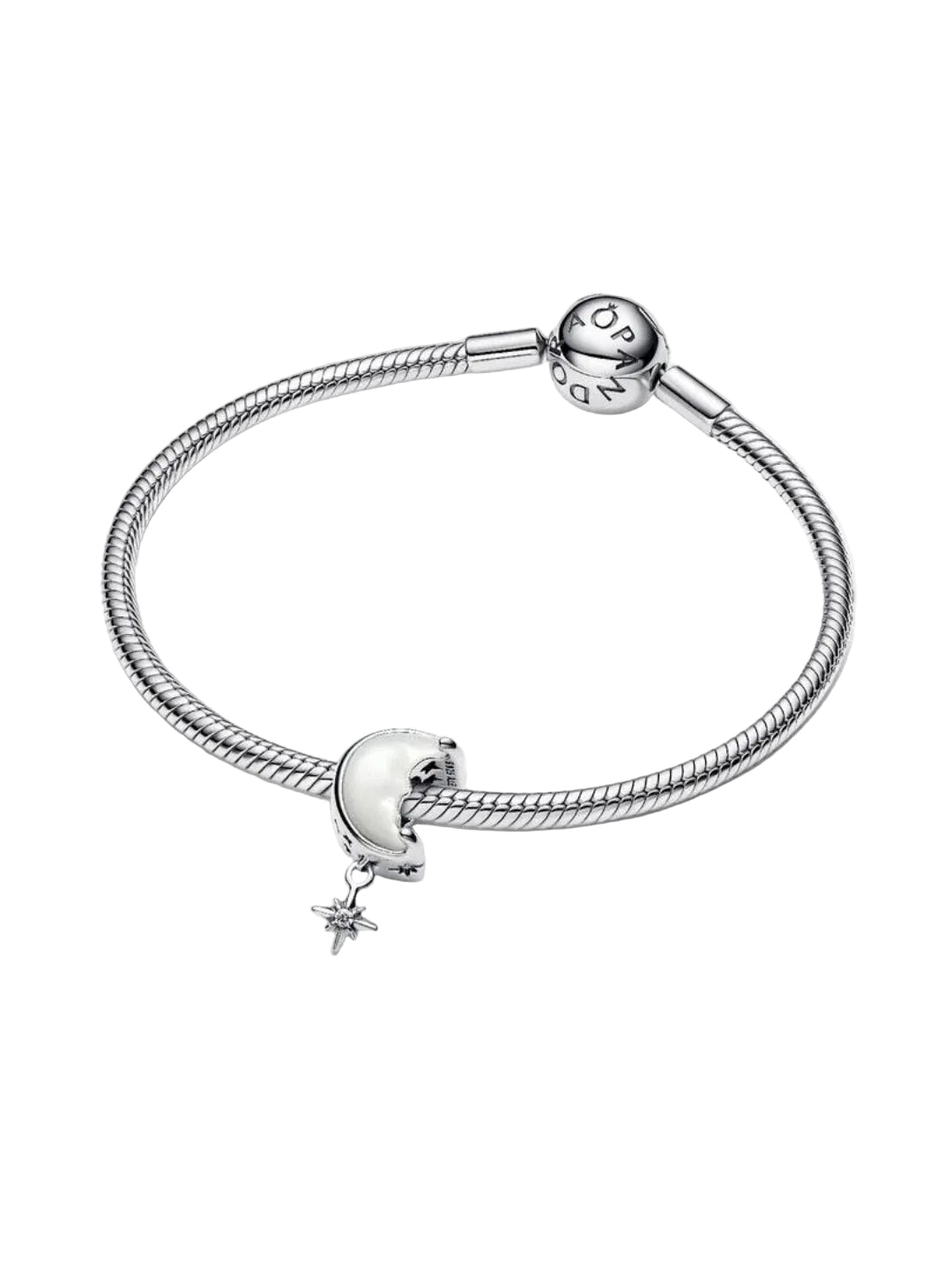 Moon & North Star Charm