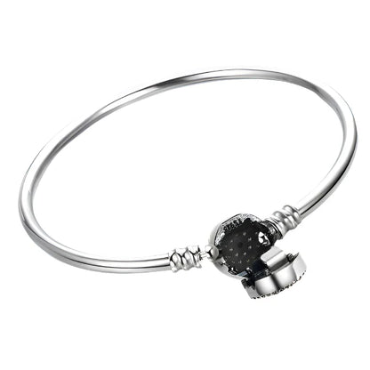 S925 Guardian Blue Eye Bangle